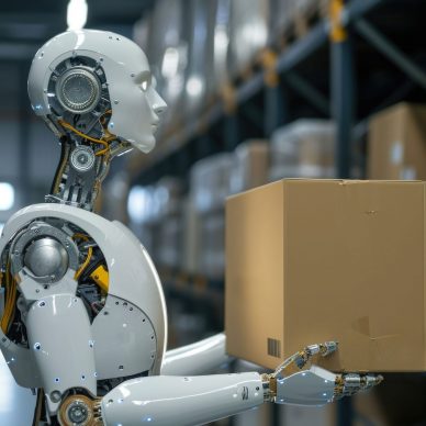 delivery-robot-futuristic-environment