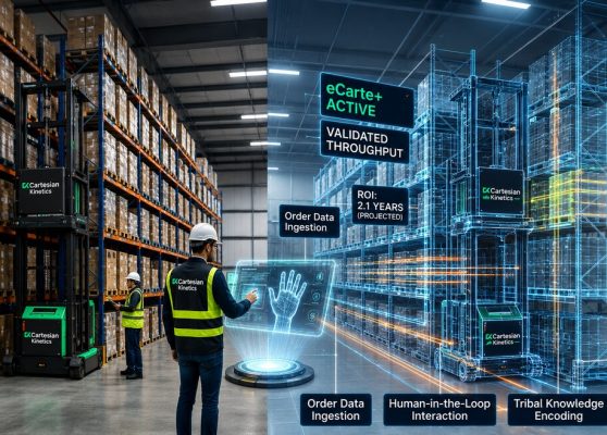 Digital twin technology for warehouse automation