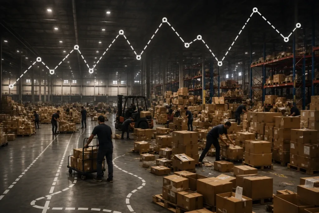 ASRS automation in a 3PL warehouse