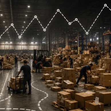 ASRS automation in a 3PL warehouse