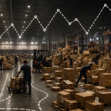 ASRS automation in a 3PL warehouse
